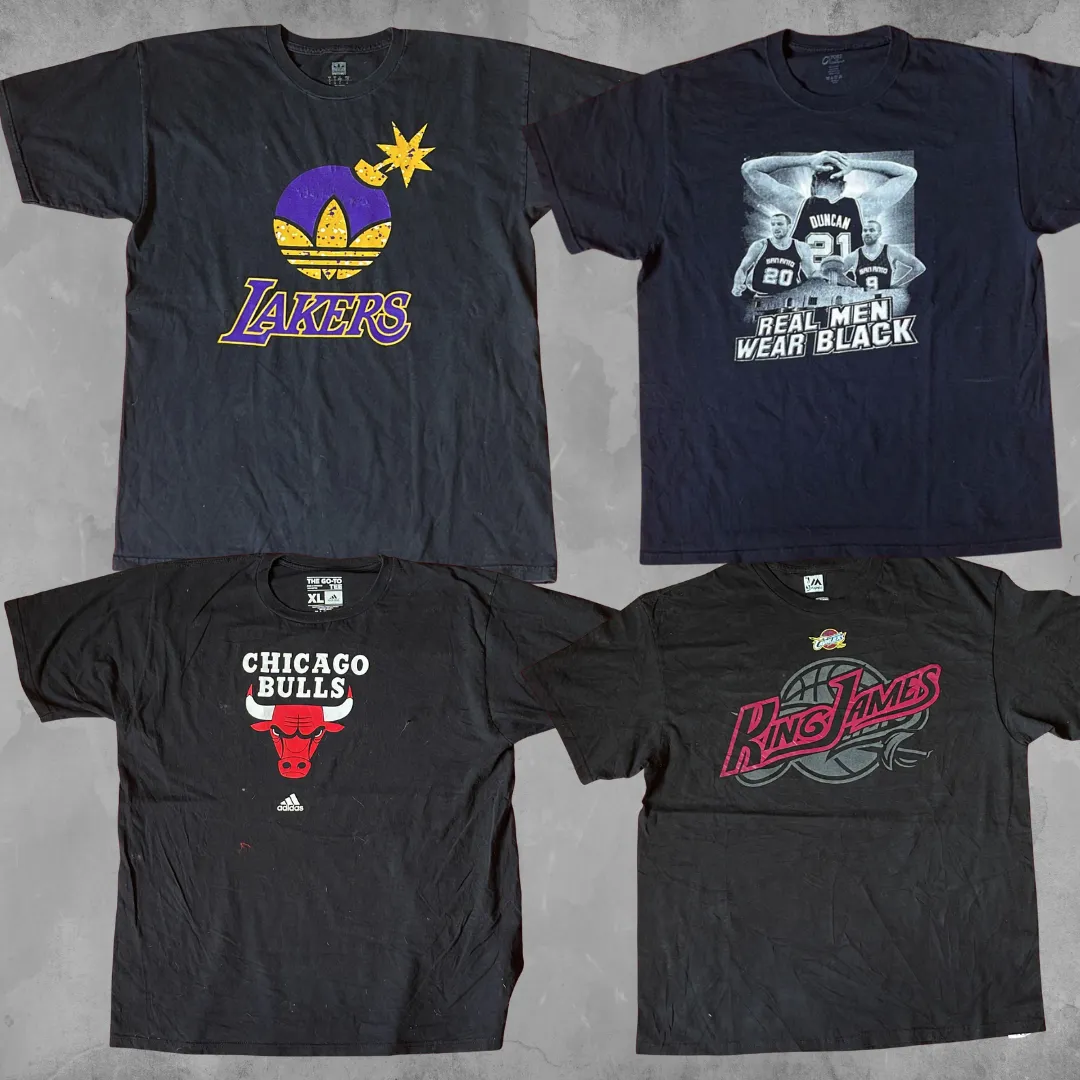 100 Piece Grade A T-Shirts: Pro Sports