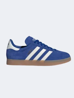 Adidas Gazelle Men Original Shoes Blue/Off White/Gum