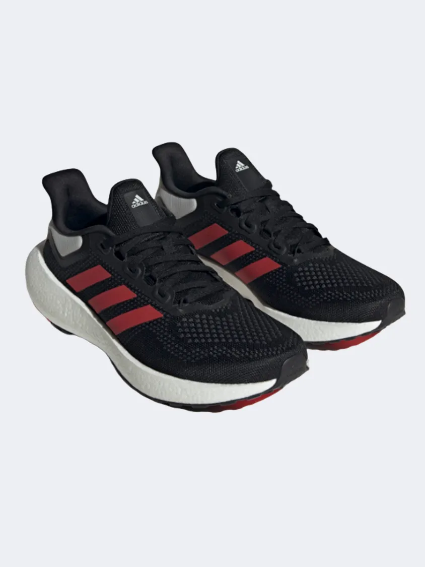 Adidas Pureboost 22 Men Running Shoes Black/Red