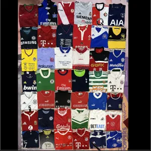 Authentic Vintage Football Tshirts 42 piece