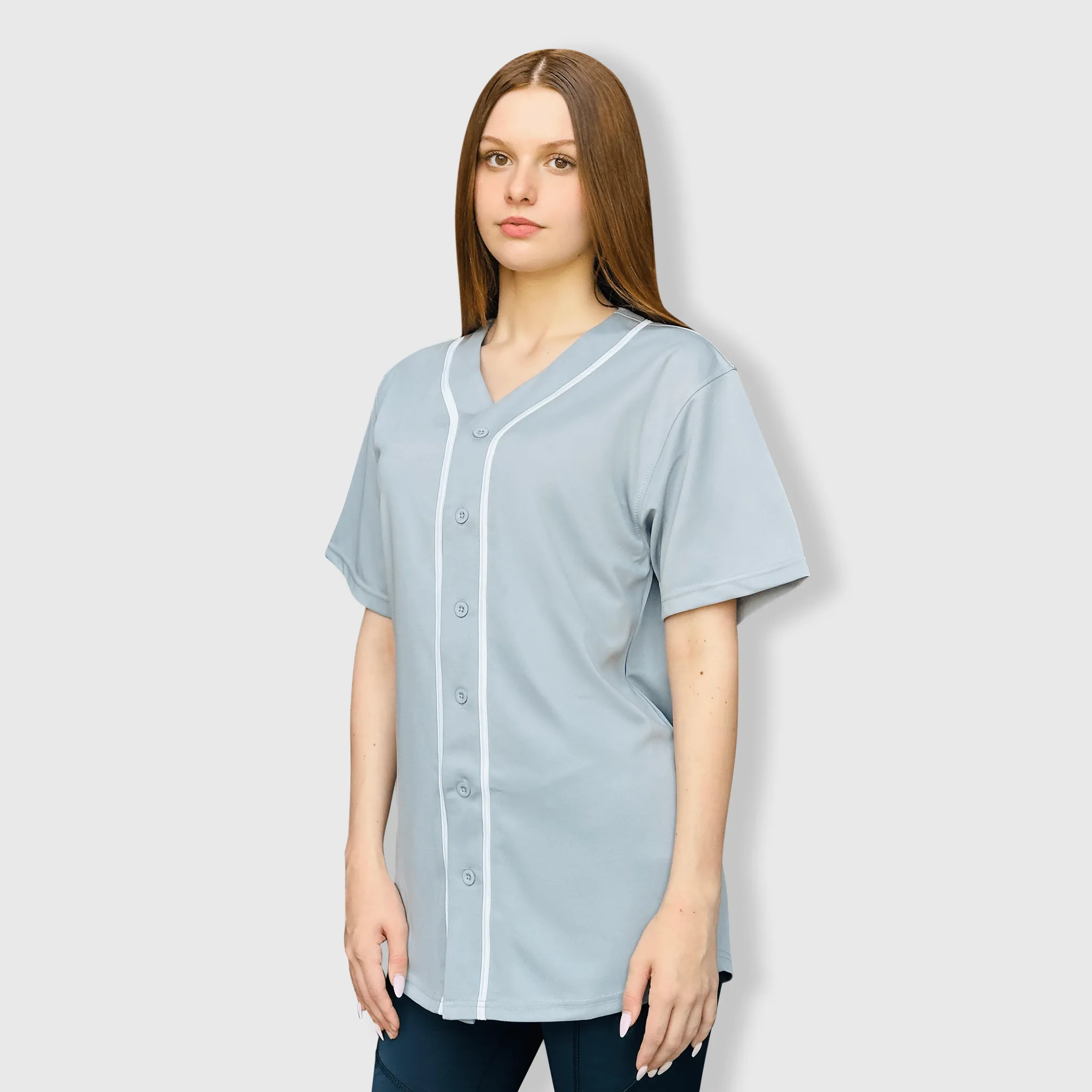 Baseball Button Down Jersey Adult