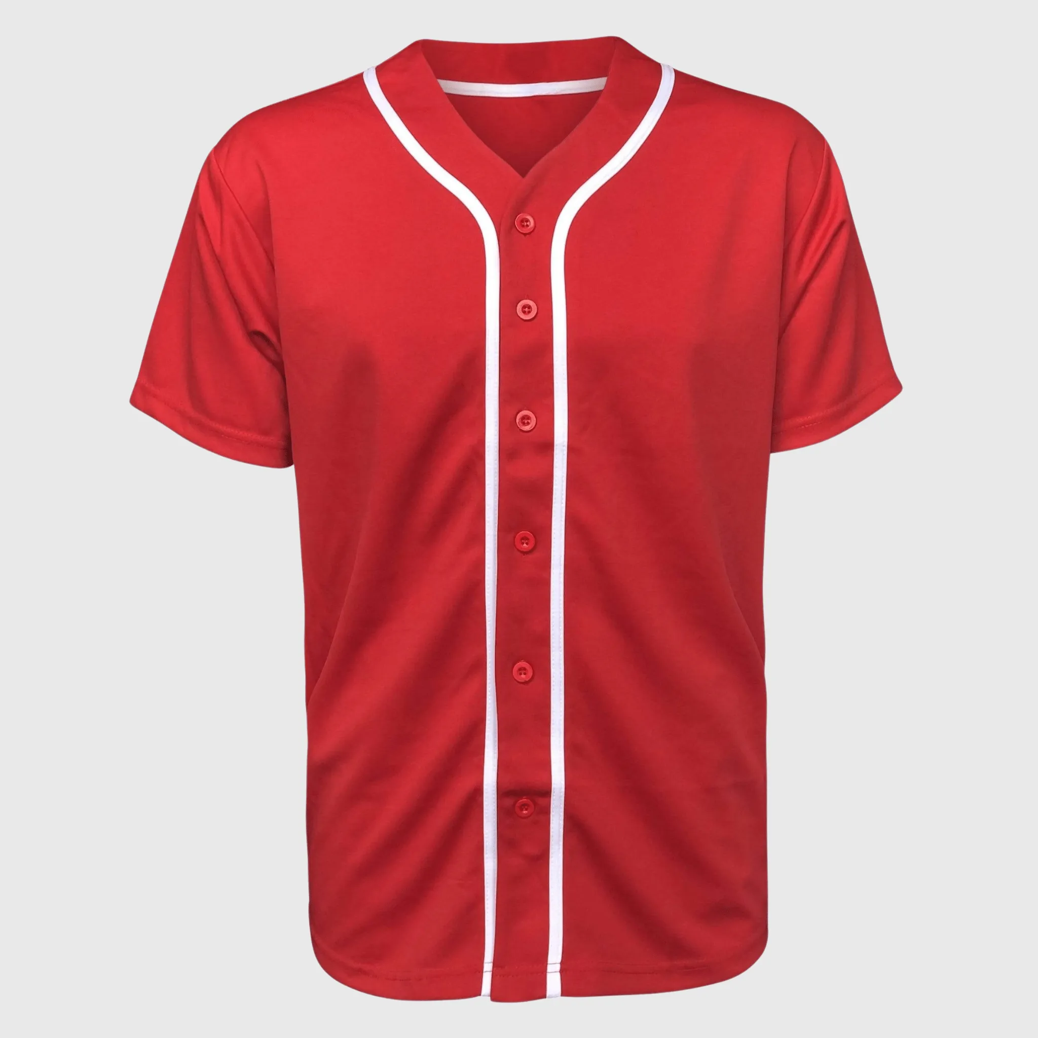 Baseball Button Down Jersey Adult