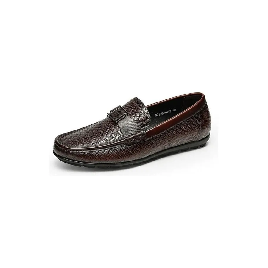 Exotic Chic CrocFlex Slip-On Loafer Shoes