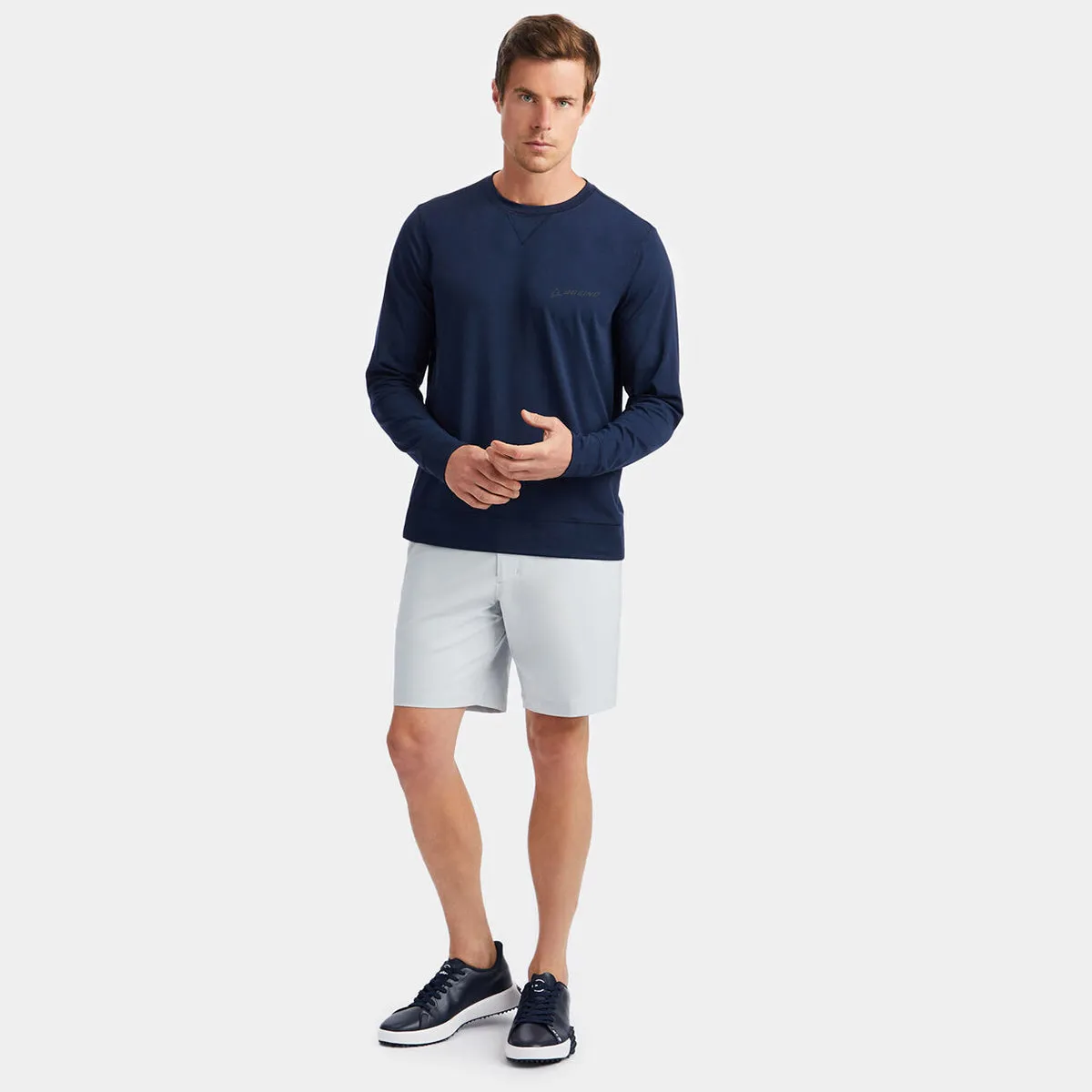 G/FORE Boeing Men's Luxe Crewneck Mid Layer