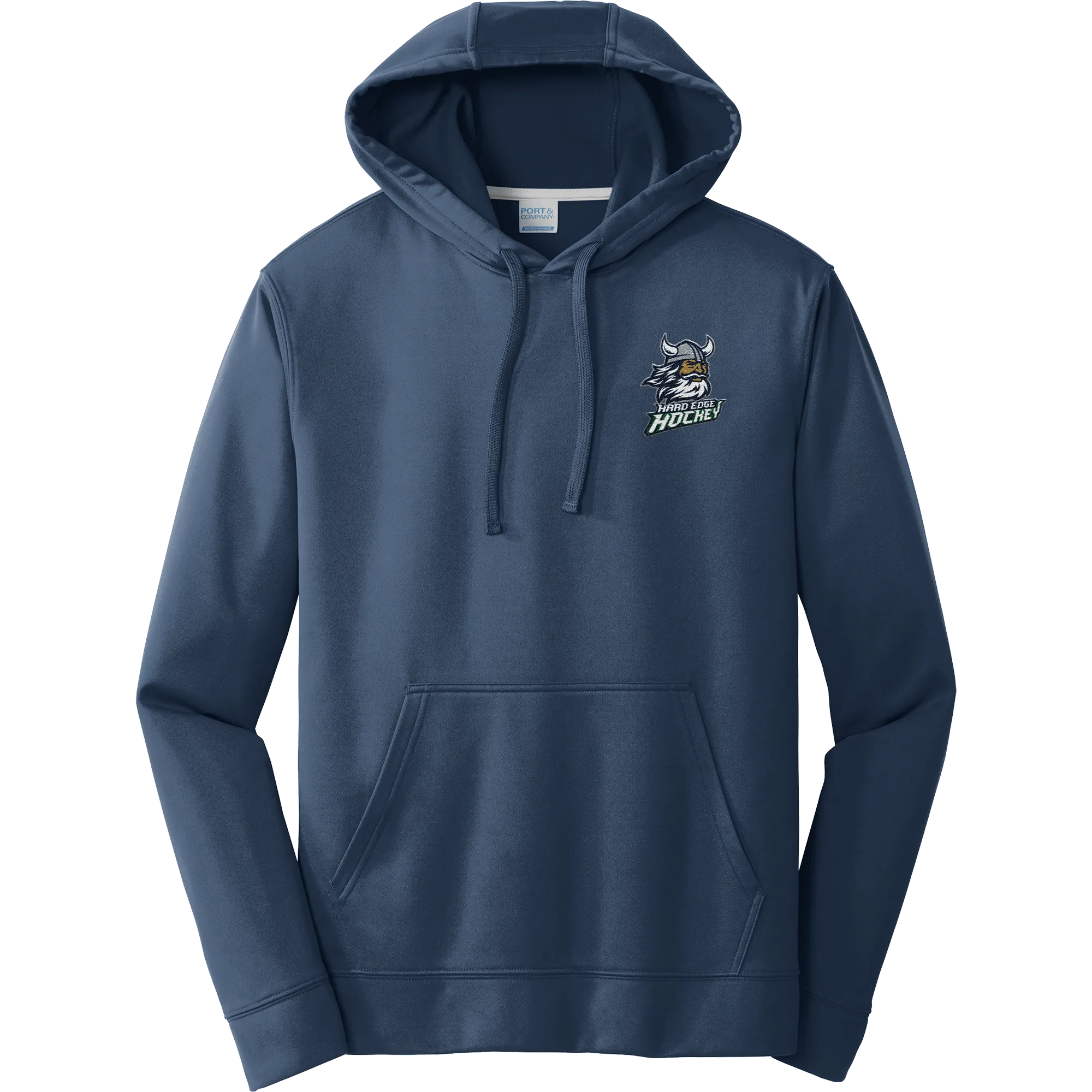 Hard Edge Hockey Performance Fleece Pullover Hooded Sweatshirt