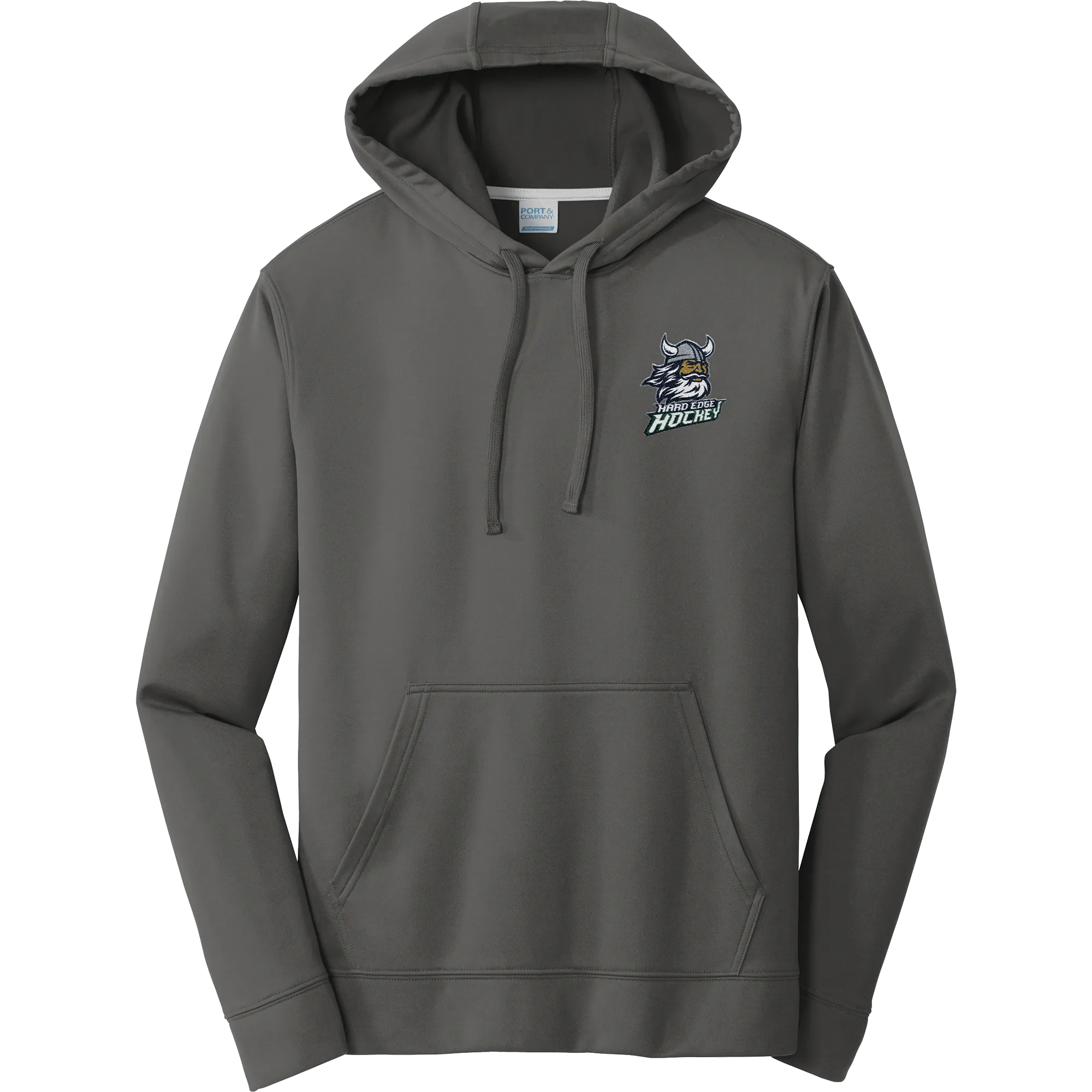 Hard Edge Hockey Performance Fleece Pullover Hooded Sweatshirt