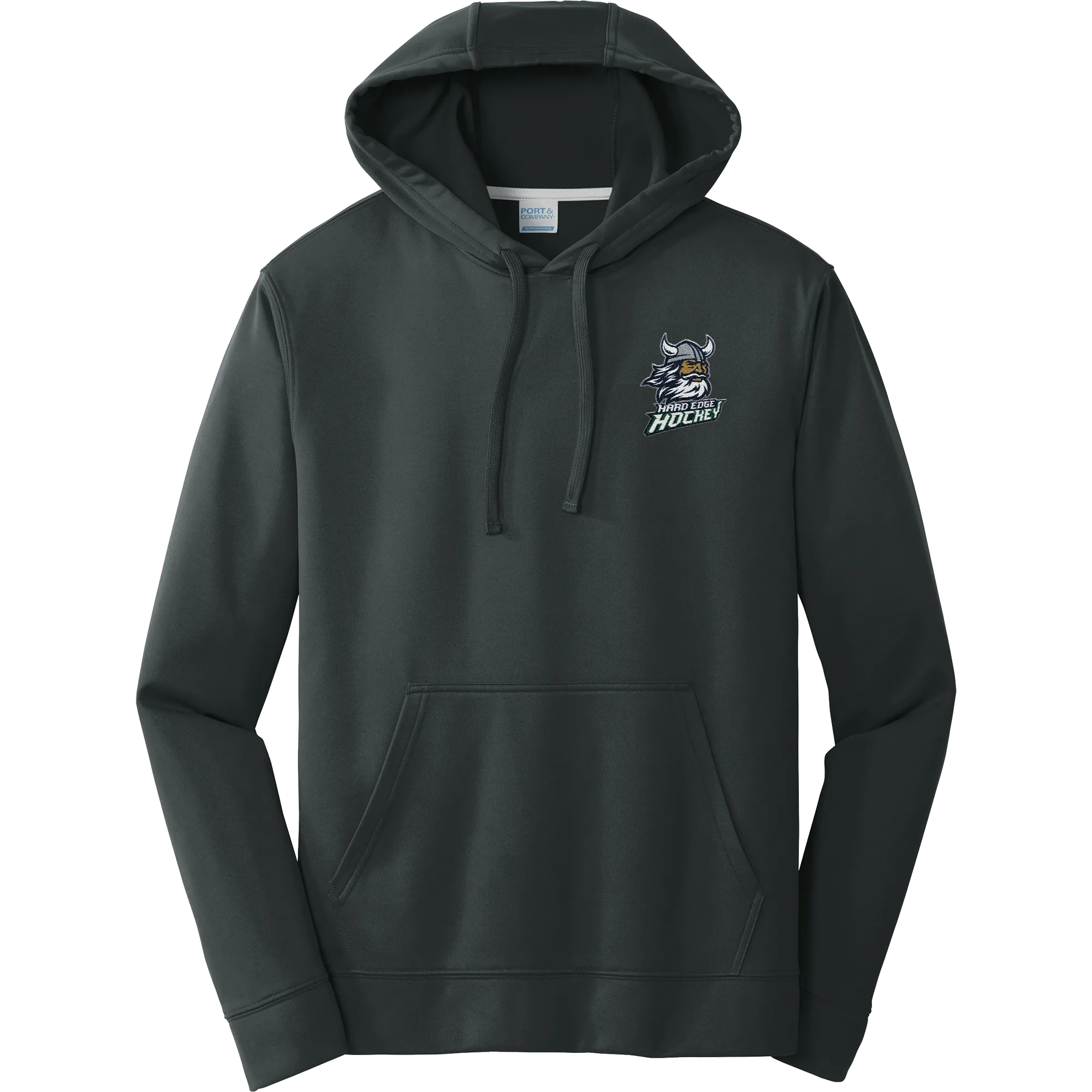 Hard Edge Hockey Performance Fleece Pullover Hooded Sweatshirt