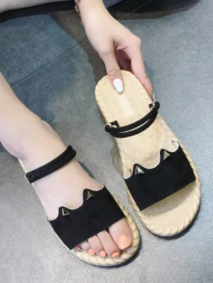 Impressive Style Suede Outdoor Sandals