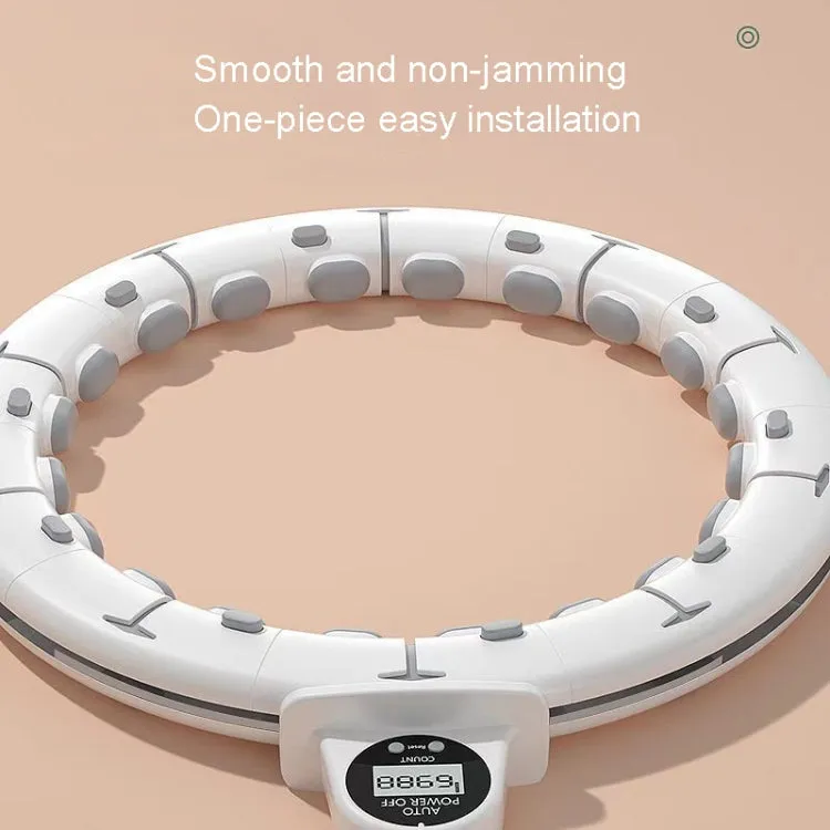 Intelligent Detachable Digital Display Counting Fitness Circle, Suitable Waist: 65-80cm Green