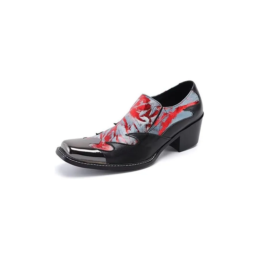 LeatherLux Exotic Slip-on Dress Shoes