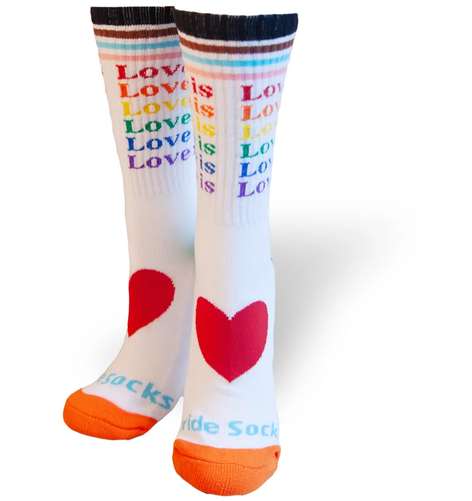 Love Is Love Crew Pride Socks