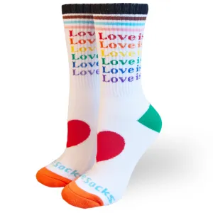 Love Is Love Crew Pride Socks