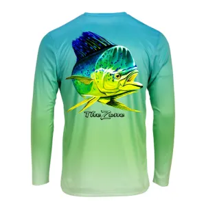 Mahi Mahi Fish Sun Shirt UPF50 - No Location or Custom Location