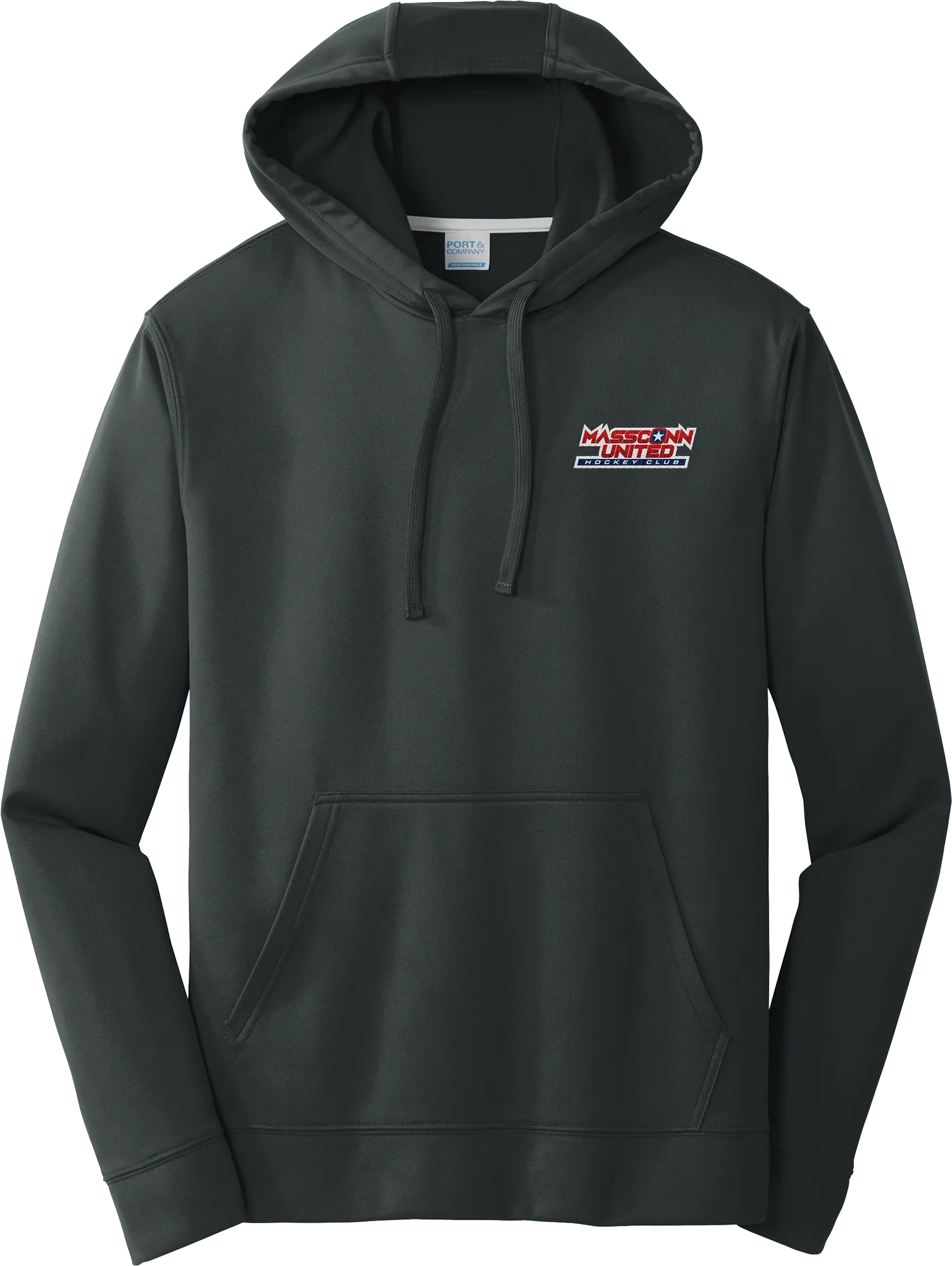 Mass Conn United Performance Fleece Pullover Hooded Sweatshirt