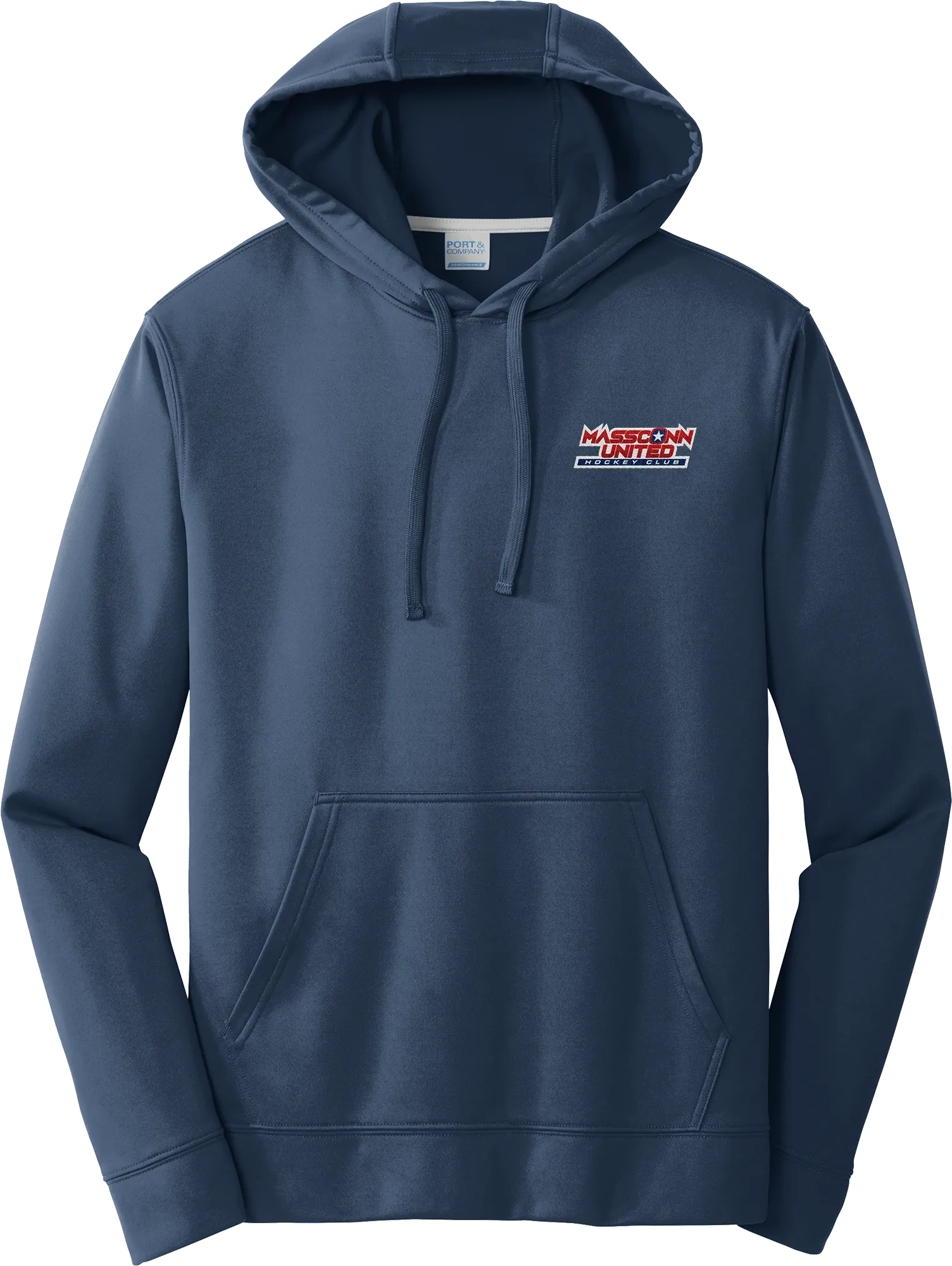 Mass Conn United Performance Fleece Pullover Hooded Sweatshirt