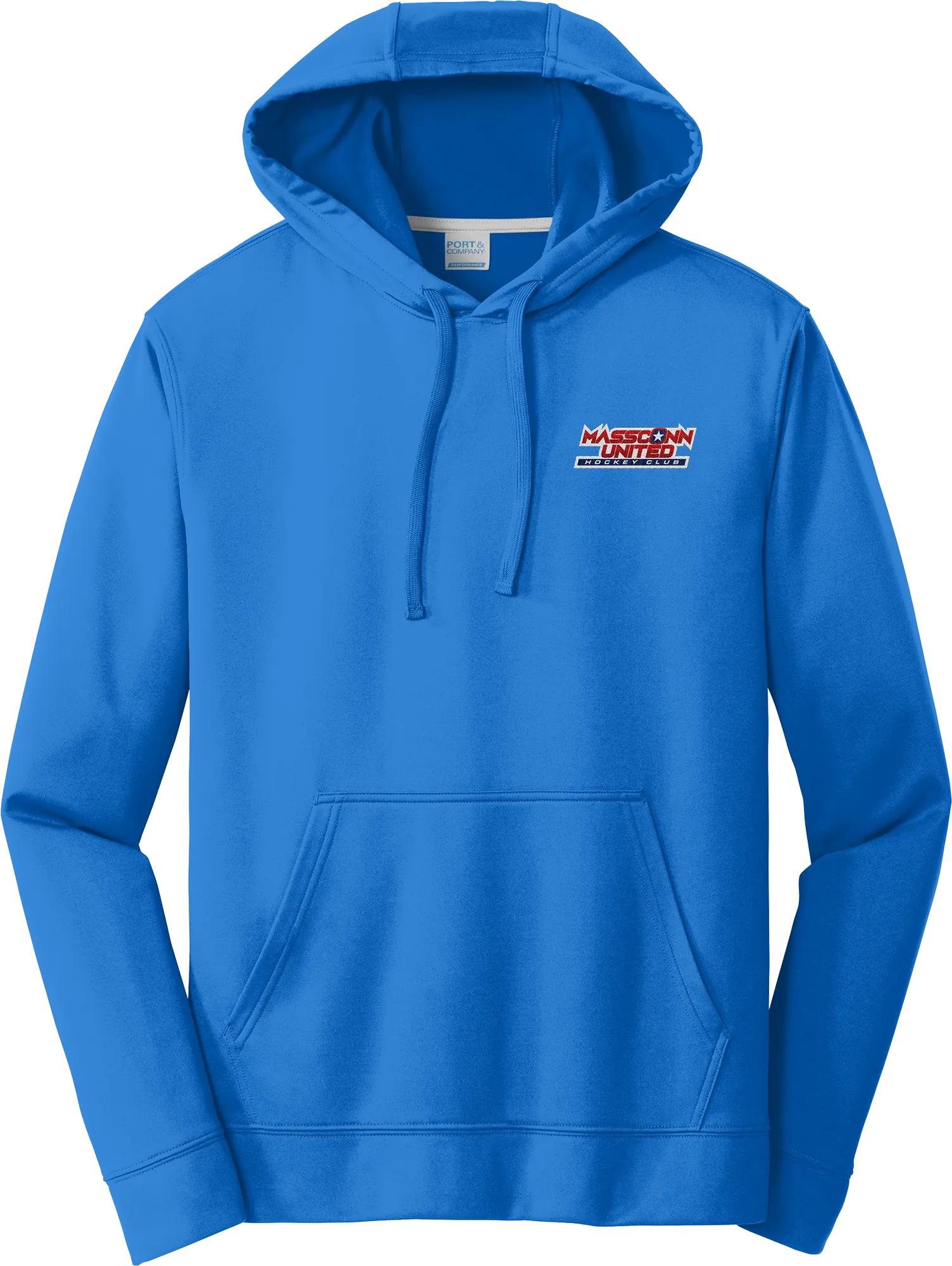 Mass Conn United Performance Fleece Pullover Hooded Sweatshirt