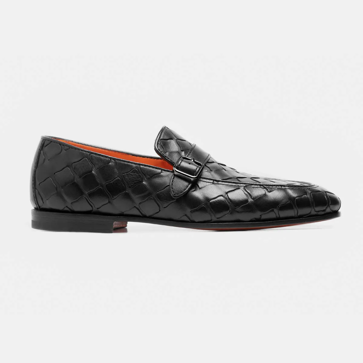 MCNC18041SA4BPKANO1 BLACK SANTONI MEN SHOES