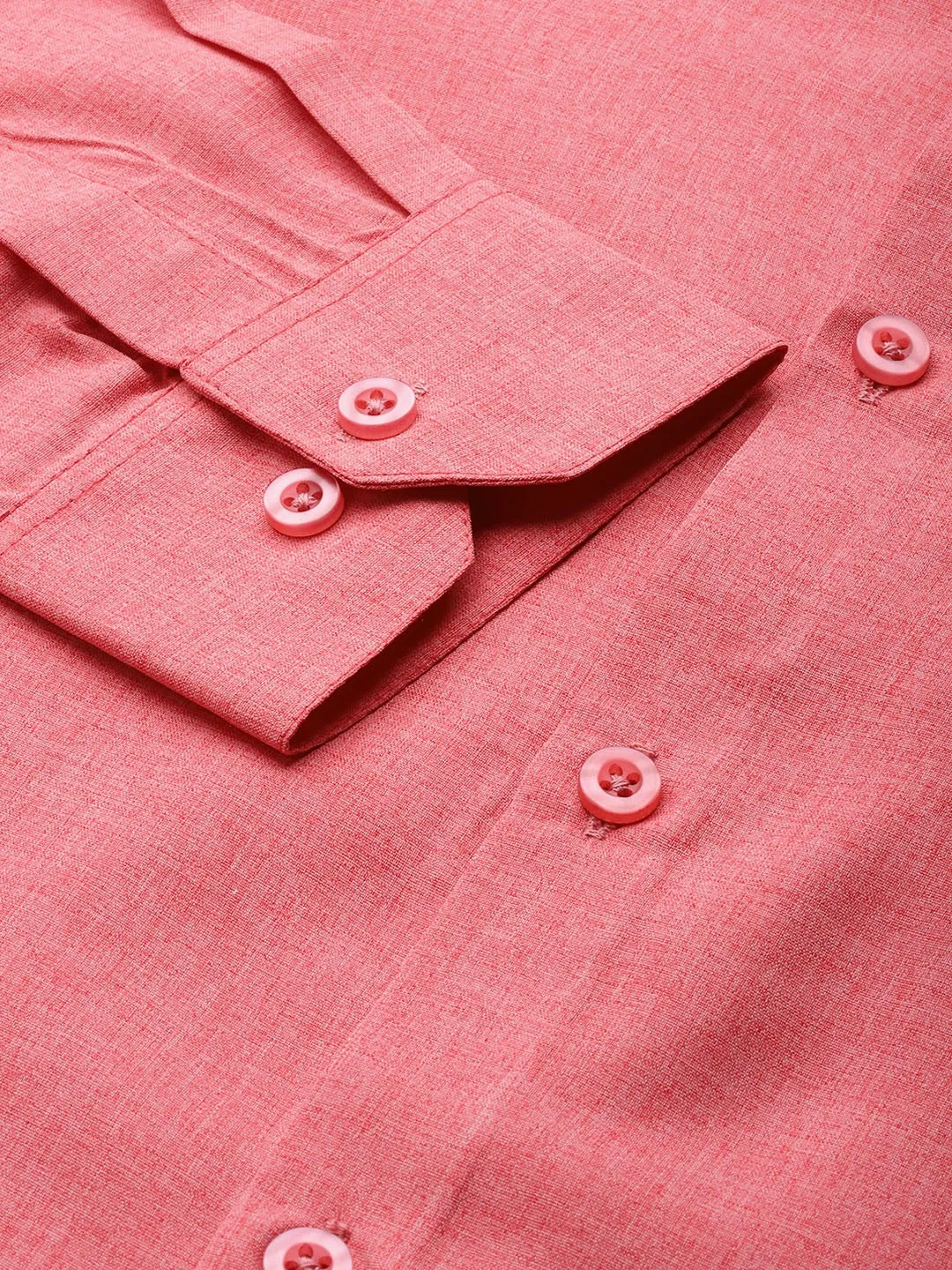 Men's Cotton Coral Casual Shirt