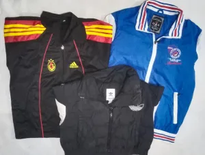 Mix branded sports zipper jackets 15 pcs