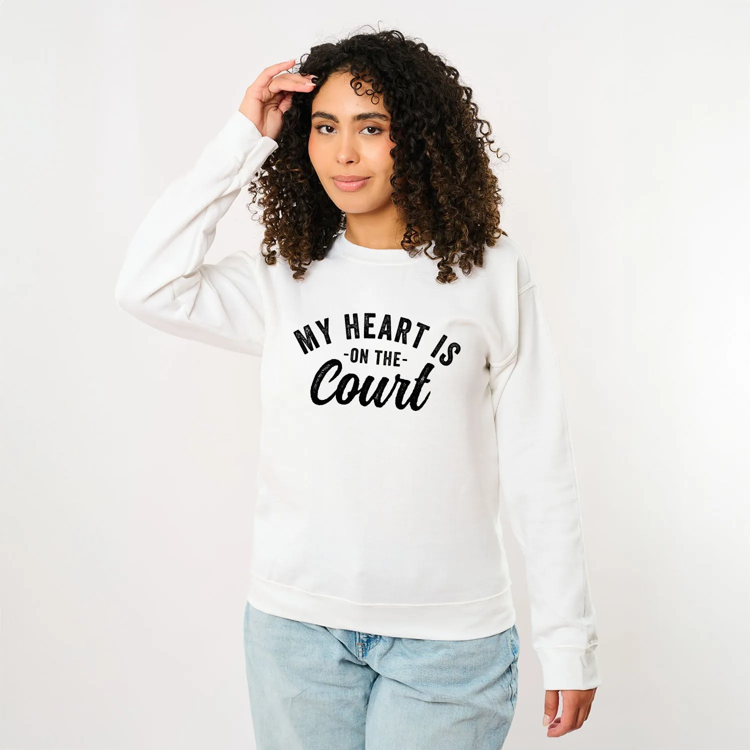 My Heart Is On The Court | Sweatshirt