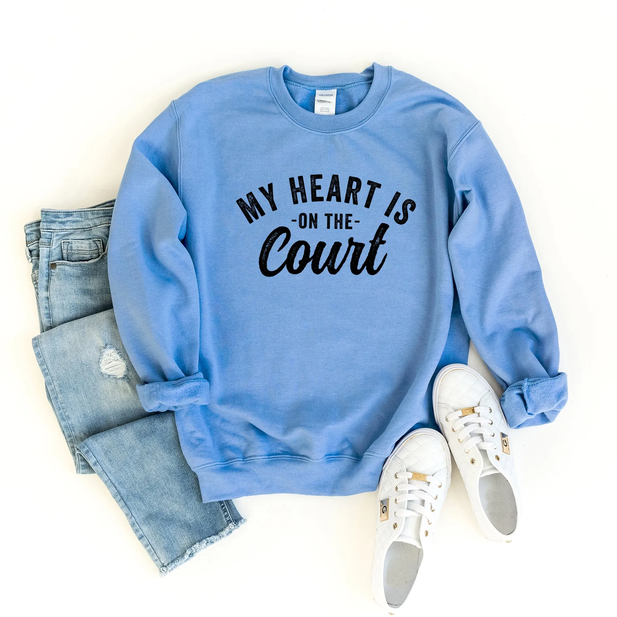 My Heart Is On The Court | Sweatshirt