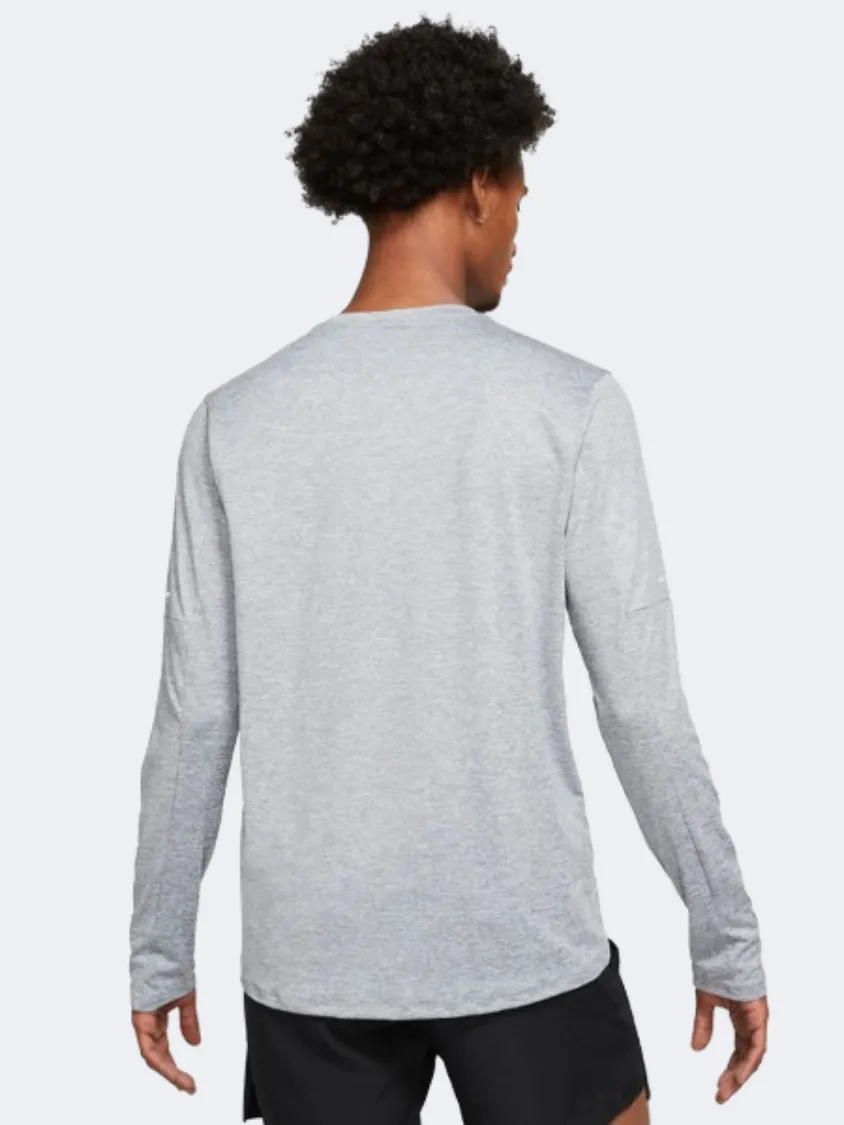 Nike Df Element Crew Men Running Long Sleeve Grey/Heather