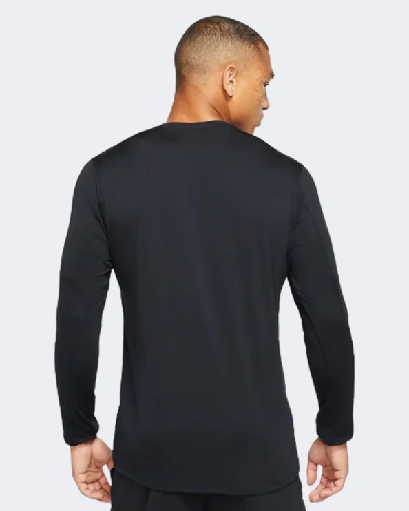 Nike Dri-Fit Men Running Long Sleeve Black Dd4754-010