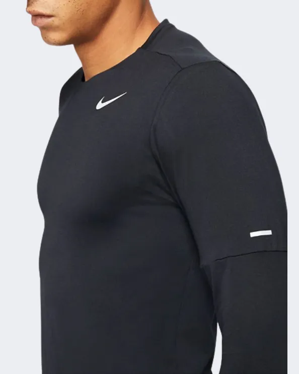 Nike Dri-Fit Men Running Long Sleeve Black Dd4754-010