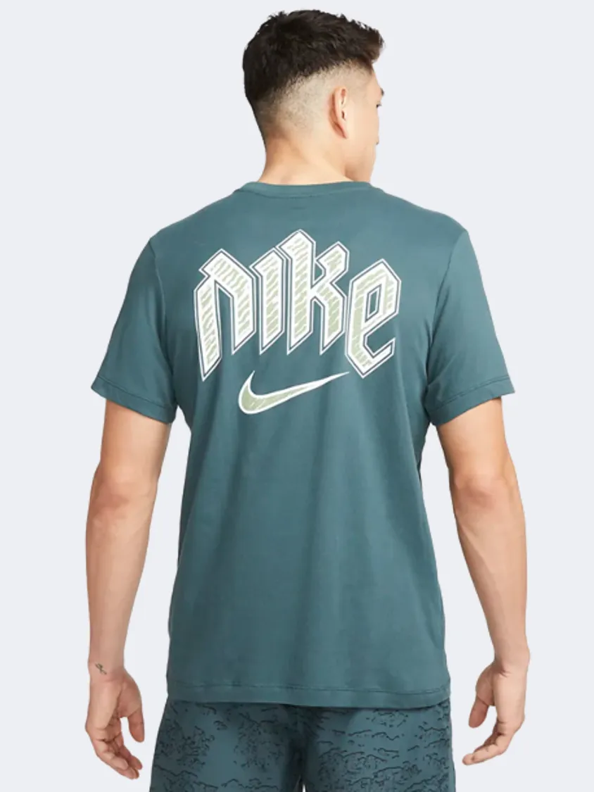 Nike Dri-Fit Run Division Men Running T-Shirt Faded Spruce