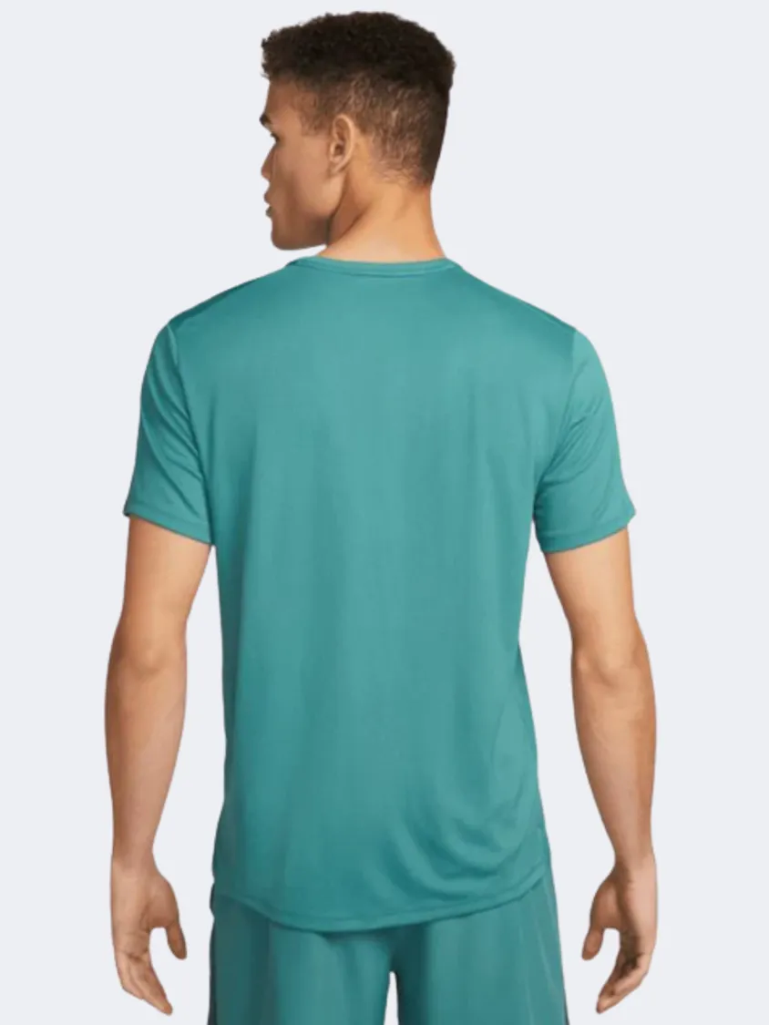 Nike Dri-Fit Uv Miler Men Running T-Shirt Green