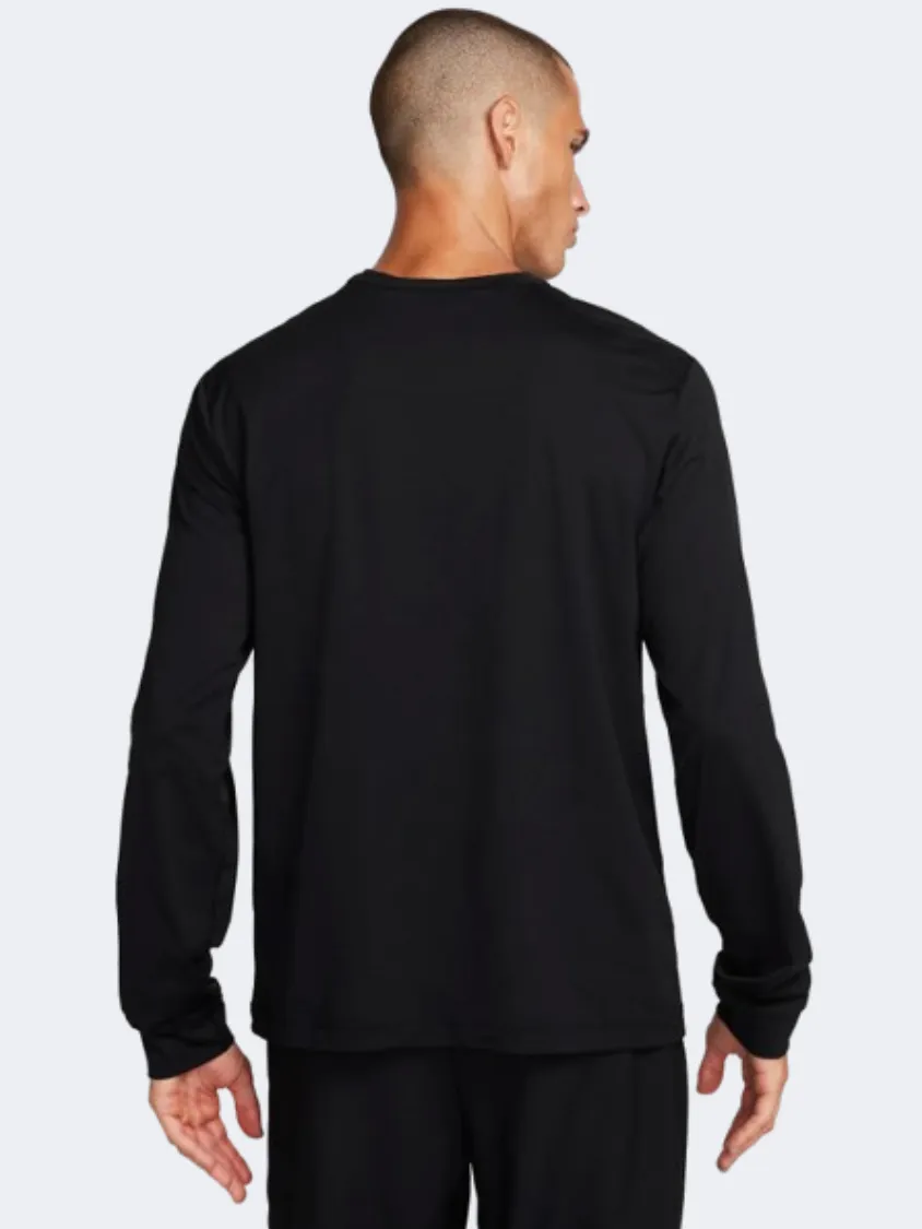 Nike Track Club Men Running Long Sleeve Black/Summit White