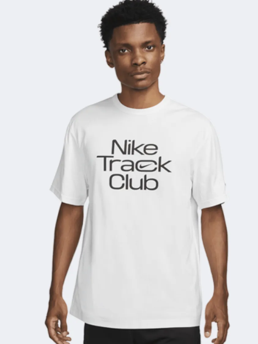 Nike Track Club Men Running T-Shirt Summit White/Black