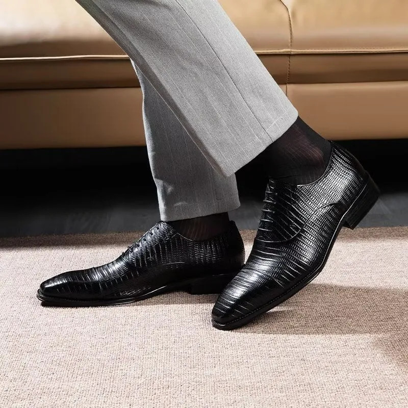 Opulent Exotica Oxford Dress Shoes