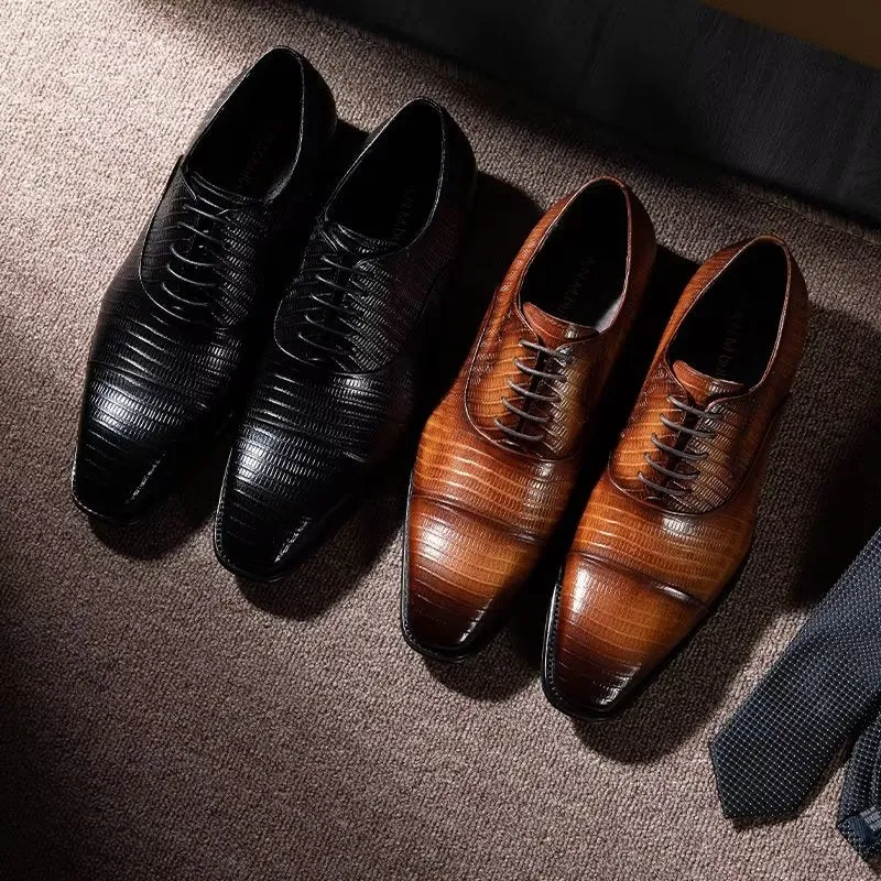 Opulent Exotica Oxford Dress Shoes