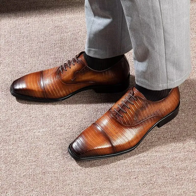 Opulent Exotica Oxford Dress Shoes