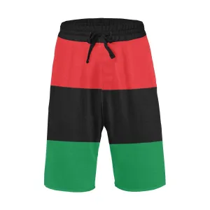 Pan African RBG All Over Men's All Over Print Casual Shorts