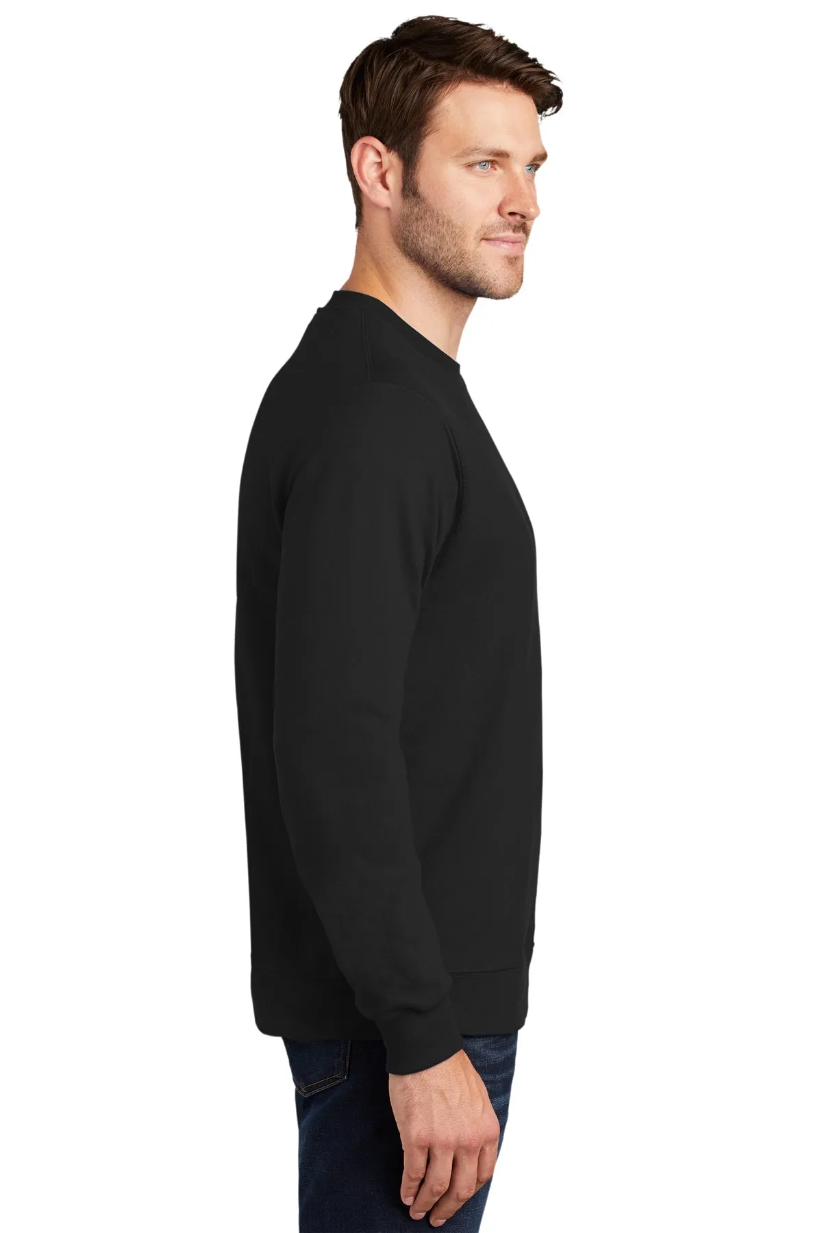 Port & Company Fan Favorite Fleece Customized Sweatshirts, Jet Black