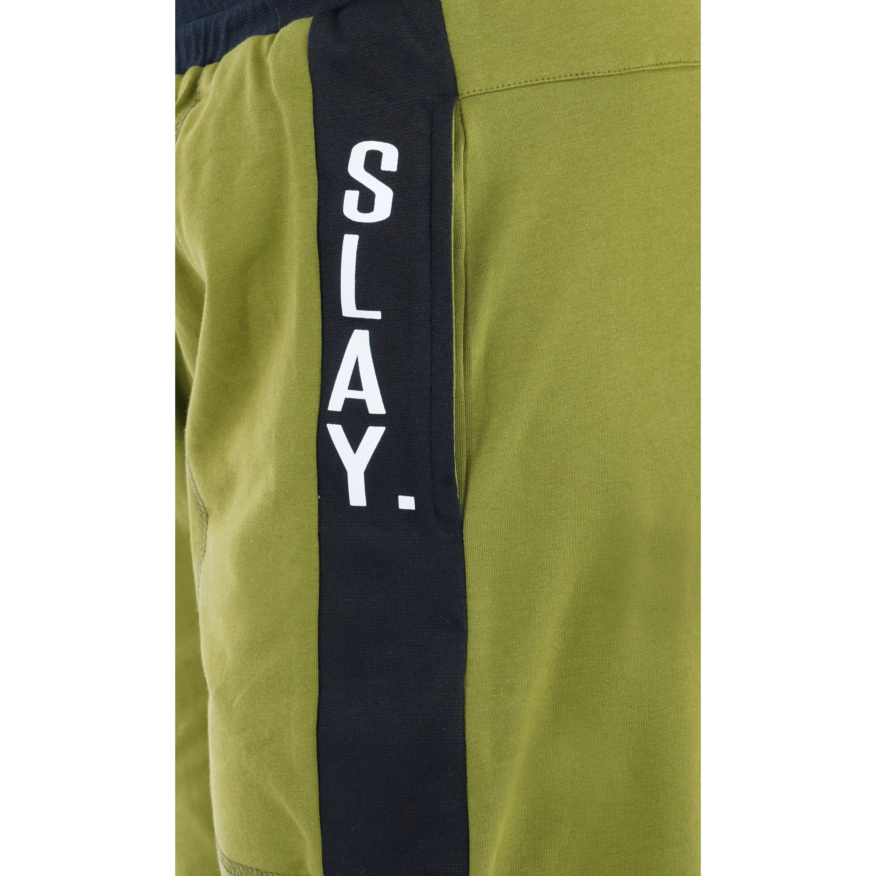 SLAY. Women's Olive Green Joggers