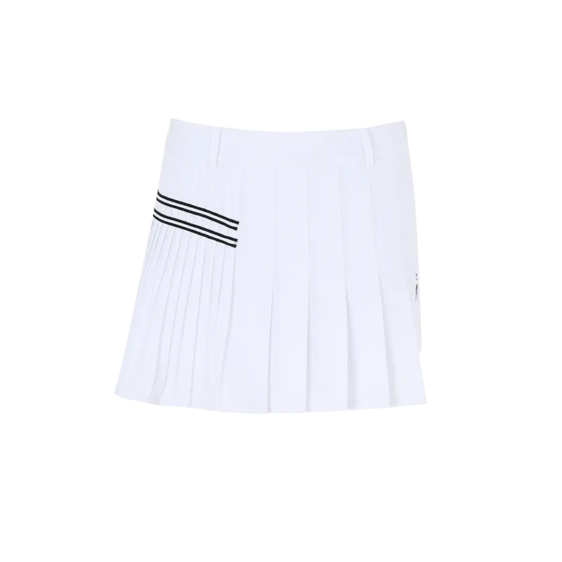 SVG Golf Women's White Ribbon Stitching Sports Skirt