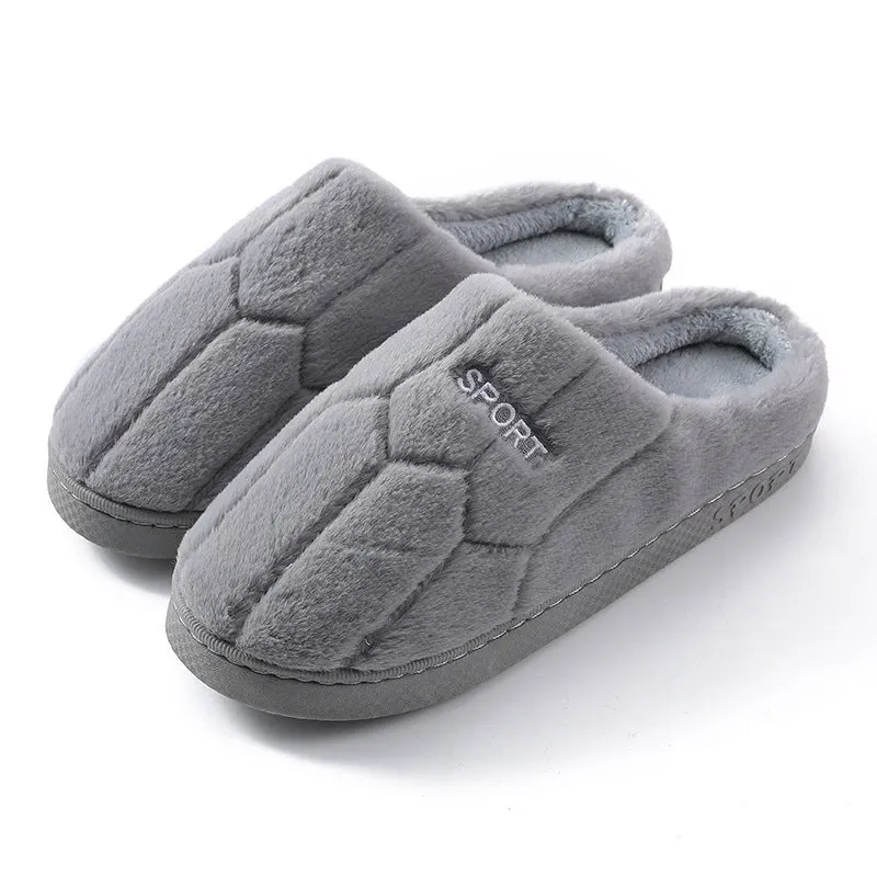 Unisex Slippers Cozy Plush House Slippers Warm Winter Slippers Indoor