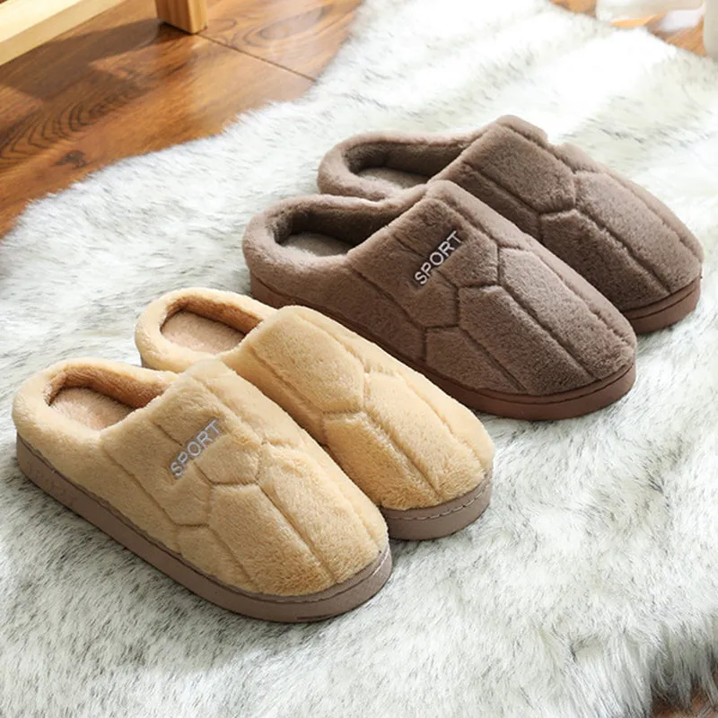 Unisex Slippers Cozy Plush House Slippers Warm Winter Slippers Indoor