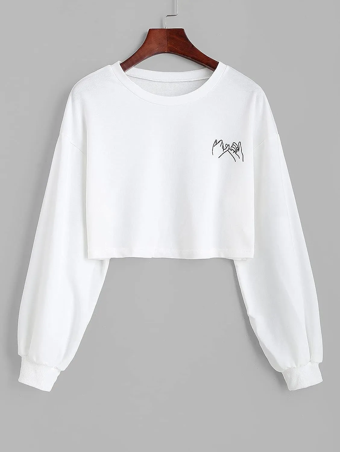 Winter Women's Letter Graphic Pullover Sweatshirts