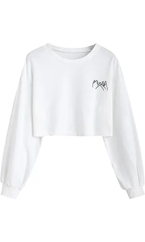 Winter Women's Letter Graphic Pullover Sweatshirts