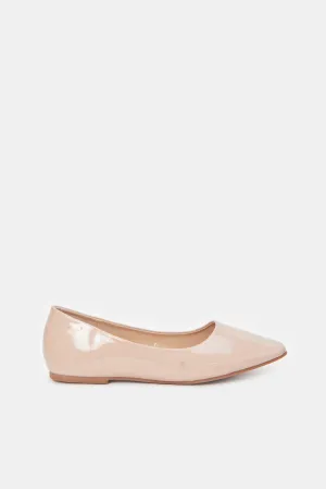 Women Pink Patent Ballerina