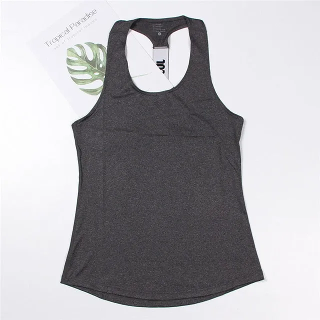 Women sports vest sleeveless tank tops