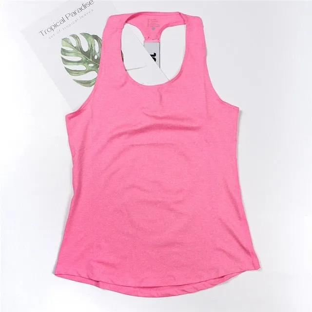 Women sports vest sleeveless tank tops