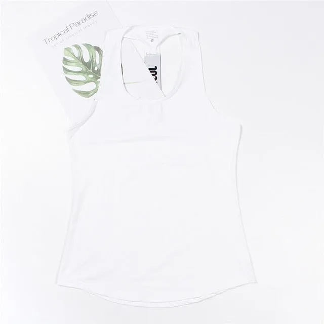 Women sports vest sleeveless tank tops